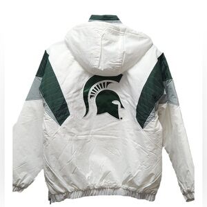 Men’s M-XXL | Starter X GIII Michigan State Spartans Pullover Jacket - Relaxed